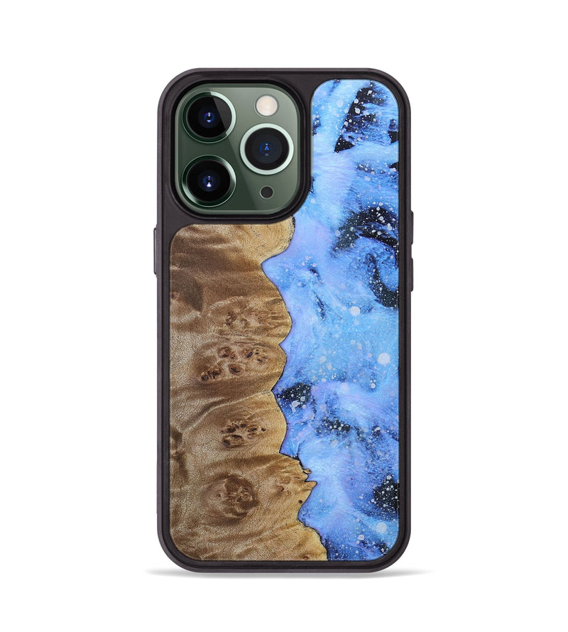 iPhone 13 Pro Wood+Resin Phone Case - Nikita (Cosmos, 691351)