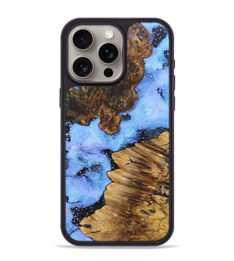 iPhone 15 Pro Max Wood+Resin Phone Case - Tyson (Cosmos, 691354)