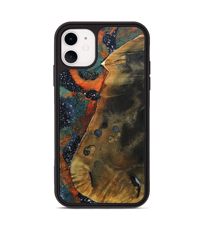 iPhone 11 Wood+Resin Phone Case - Ellis (Cosmos, 691355)