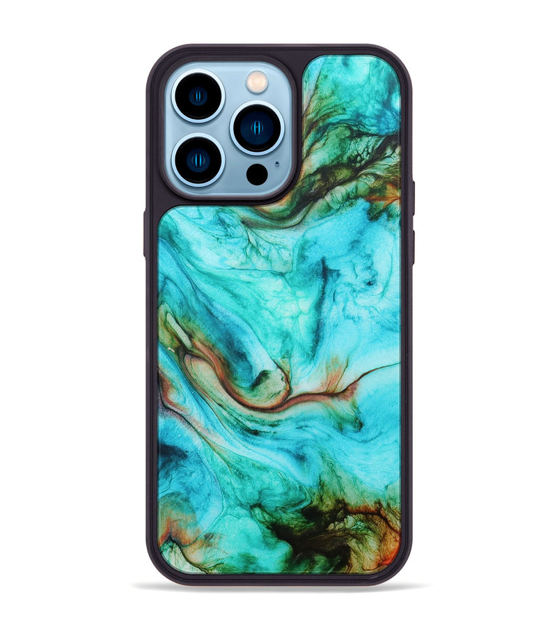 iPhone 14 Pro Max ResinArt Phone Case - Sandra (Watercolor, 691378)