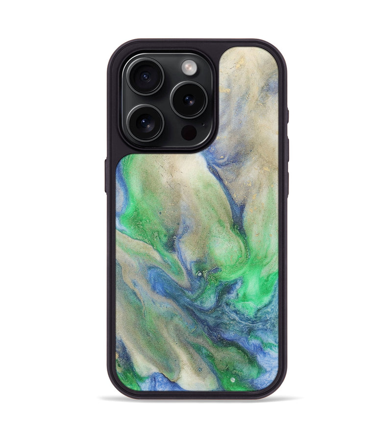 iPhone 15 Pro ResinArt Phone Case - Kathi (Watercolor, 691387)