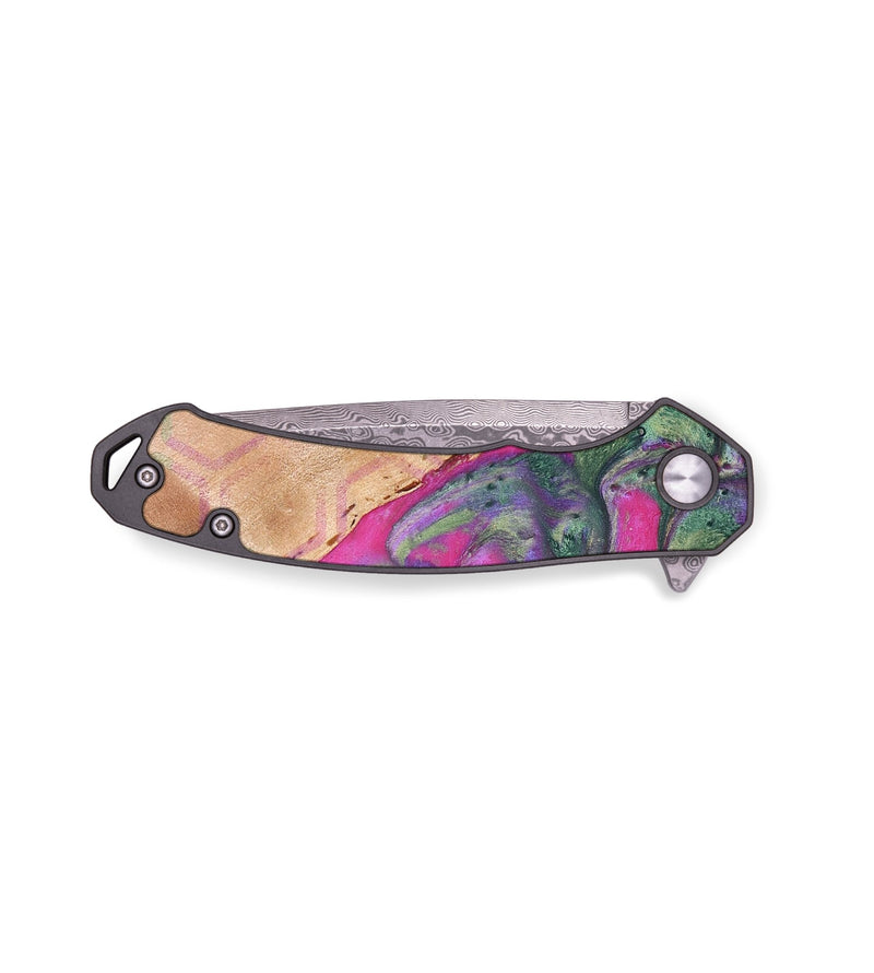 EDC Wood+Resin Pocket Knife - Juanita (Pattern, 691397)