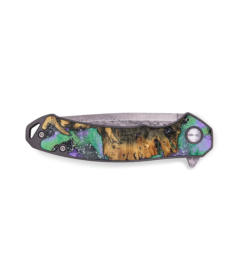 EDC Wood+Resin Pocket Knife - Lela (Cosmos, 691415)