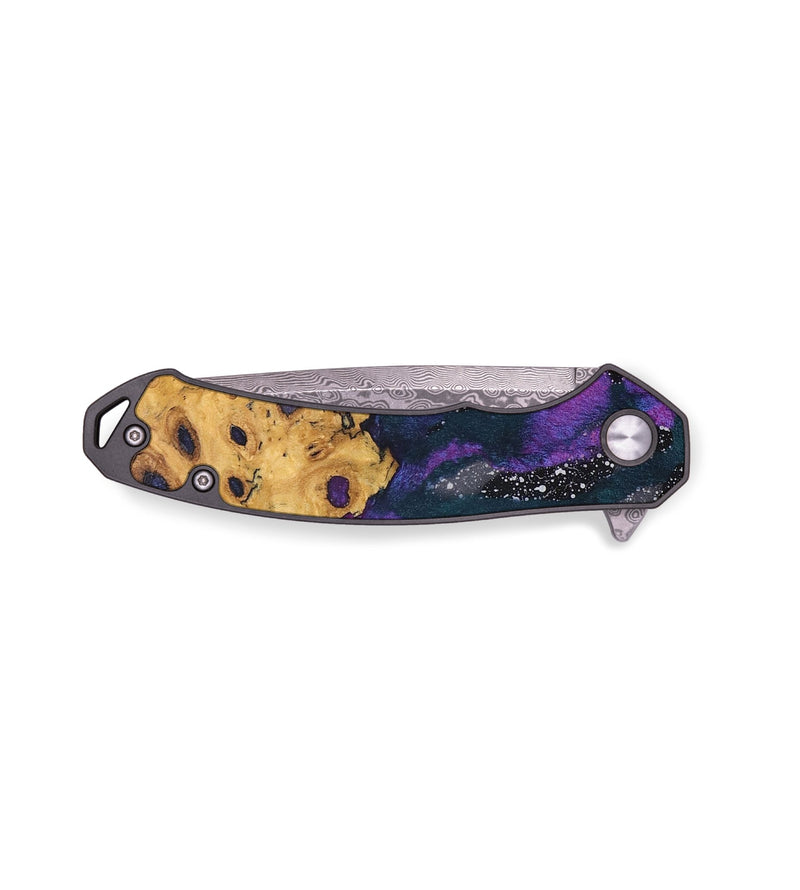 EDC Wood+Resin Pocket Knife - Jonah (Cosmos, 691416)
