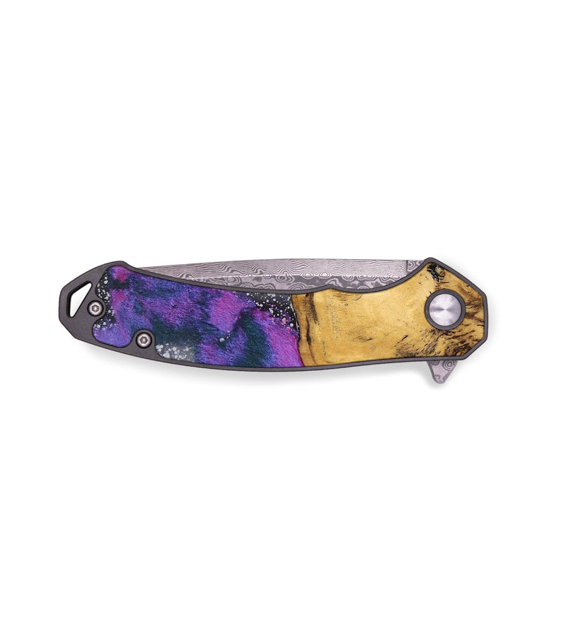 EDC Wood+Resin Pocket Knife - Travis (Cosmos, 691417)