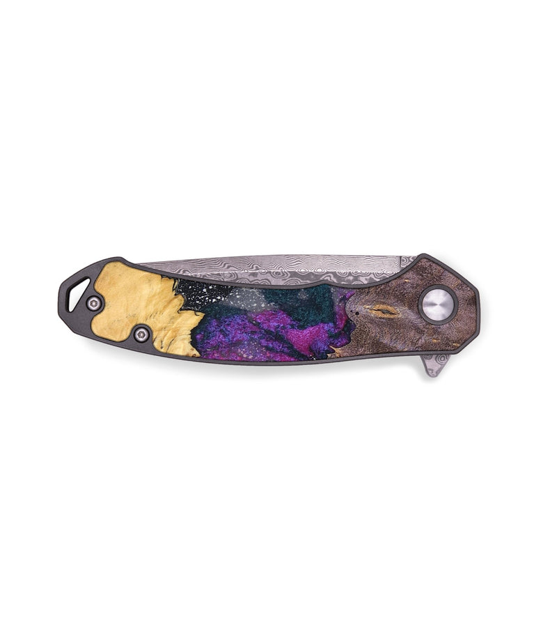 EDC Wood+Resin Pocket Knife - Yaretzi (Cosmos, 691420)