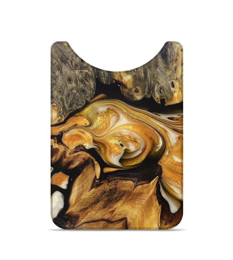Live Edge Wood+Resin Wallet - Zion (Black & White, 691508)