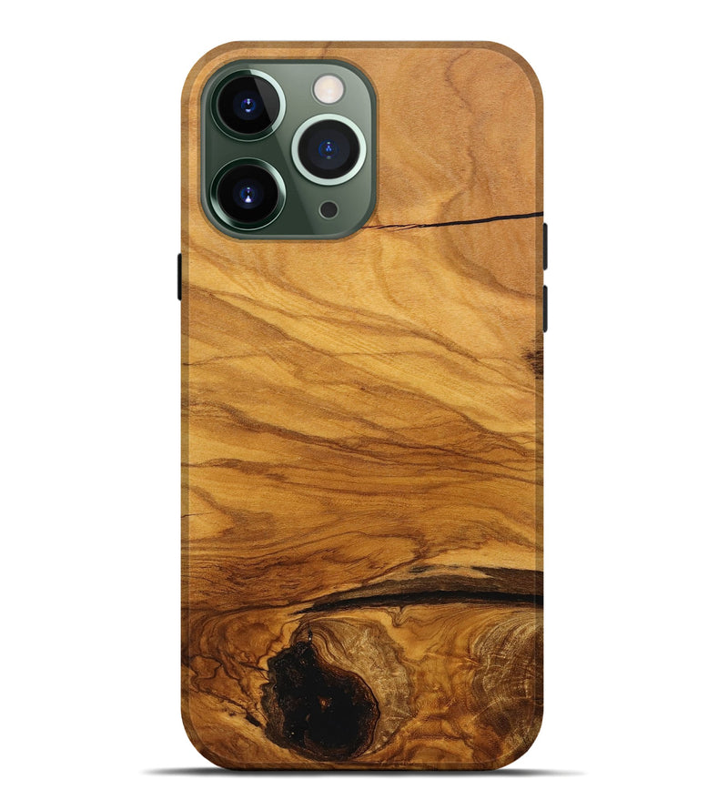 iPhone 13 Pro Max Wood+Resin Live Edge Phone Case - Natasha (Wood Burl, 691731)