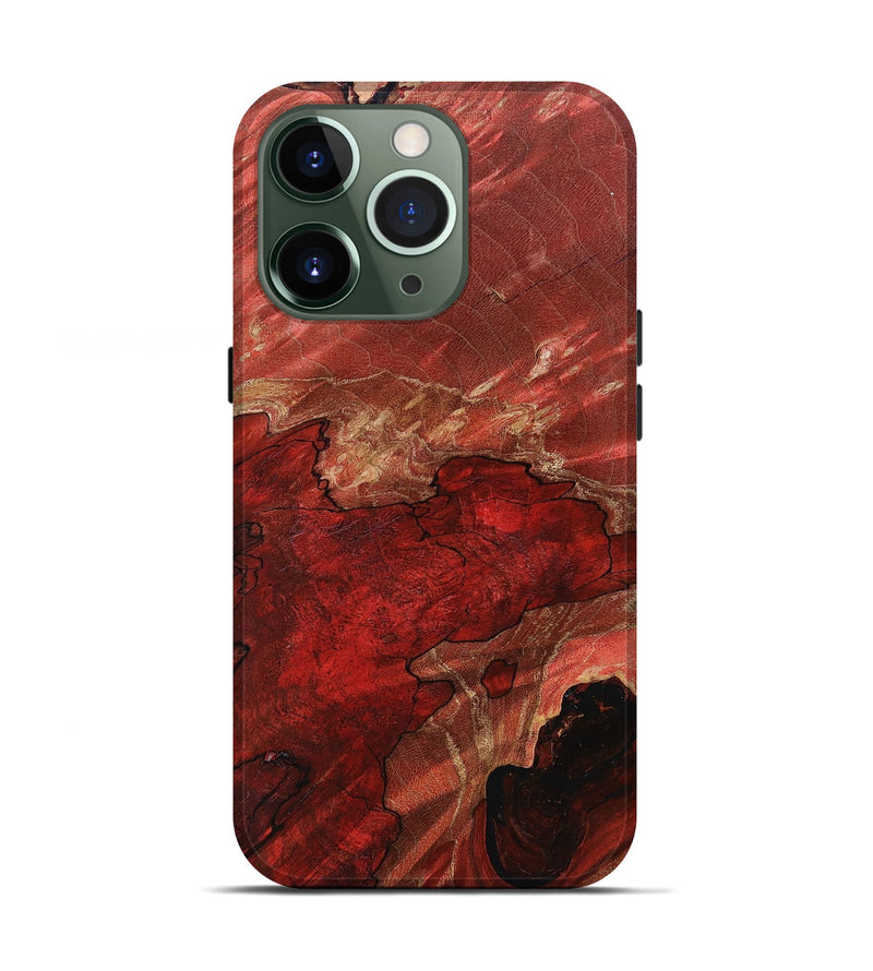 iPhone 13 Pro Wood+Resin Live Edge Phone Case - Molly (Wood Burl, 691733)