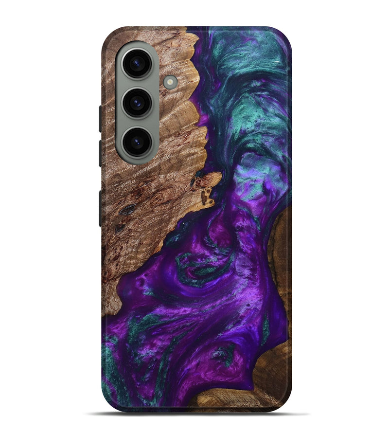 Galaxy S24 Plus Wood+Resin Live Edge Phone Case - Skylar (Purple, 691894)