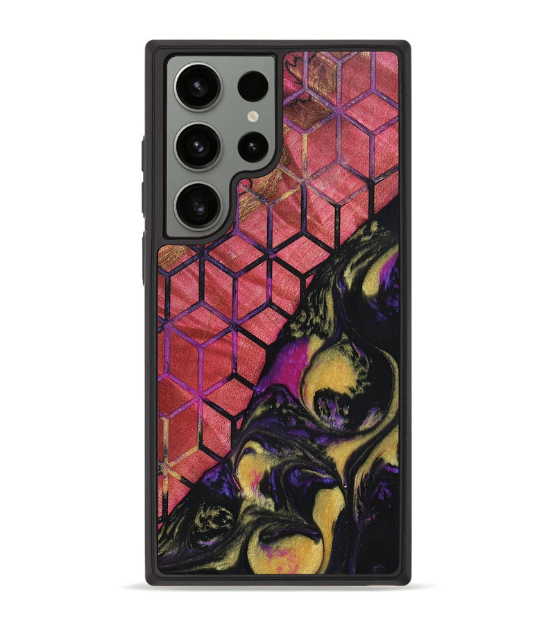 Galaxy S23 Ultra Wood+Resin Phone Case - Horace (Pattern, 691962)