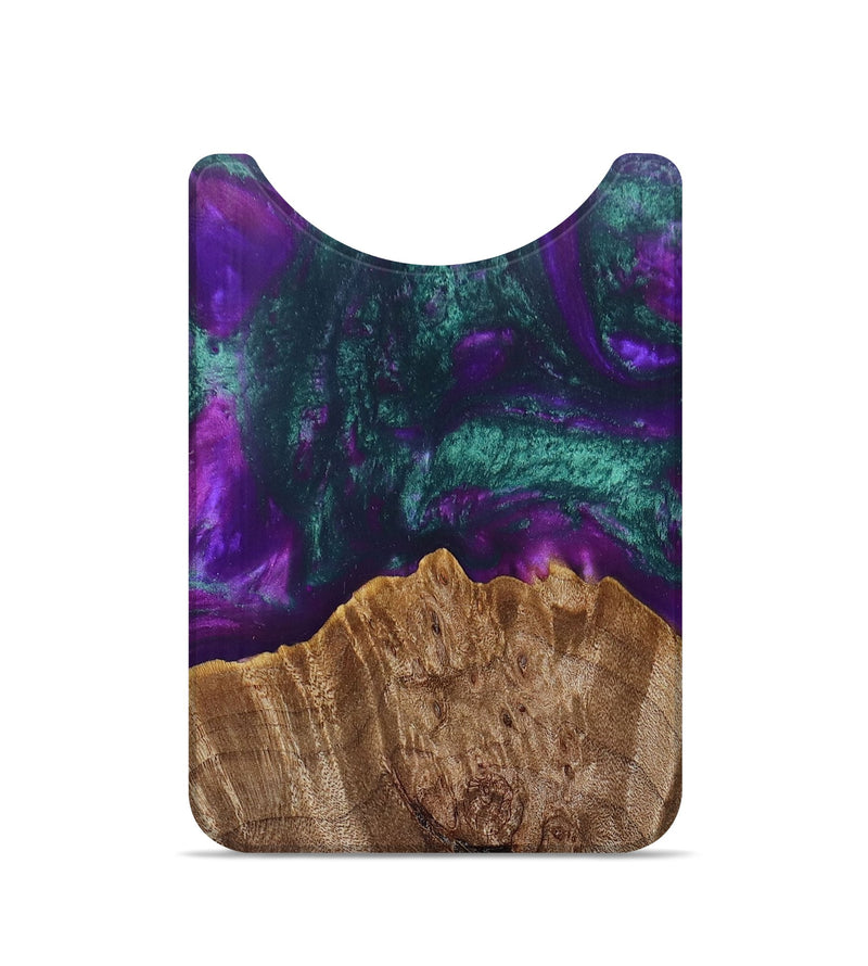 Live Edge Wood+Resin Wallet - Woodrow (Purple, 691973)