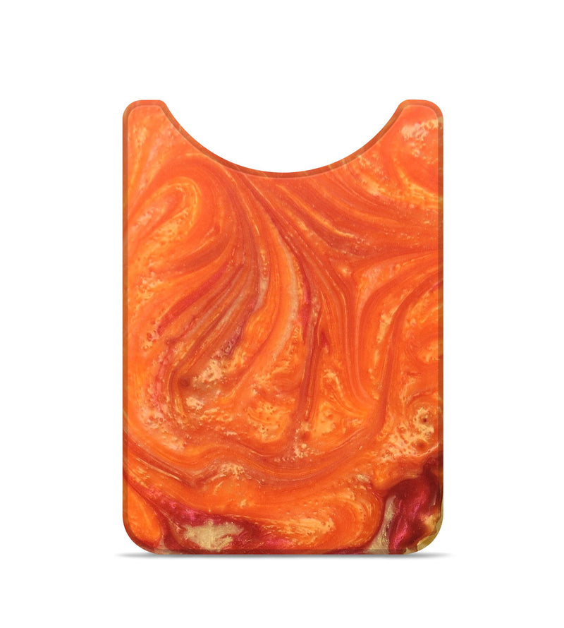 Live Edge Wood+Resin Wallet - Elisa (Red, 691976)