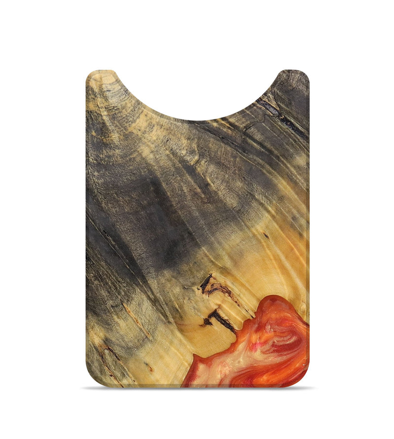 Live Edge Wood+Resin Wallet - Dulce (Red, 691982)