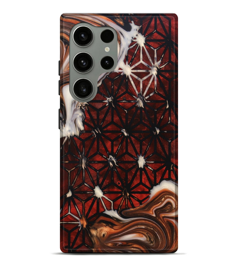 Galaxy S24 Ultra Wood+Resin Live Edge Phone Case - Gracelyn (Pattern, 691998)