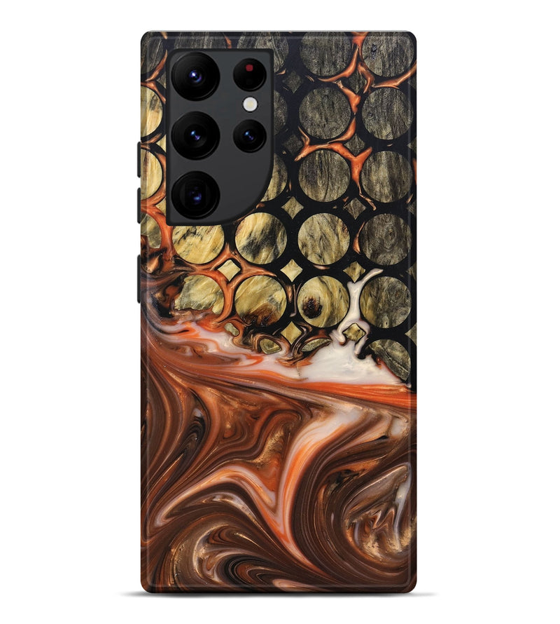 Galaxy S22 Ultra Wood+Resin Live Edge Phone Case - Elijah (Pattern, 692005)