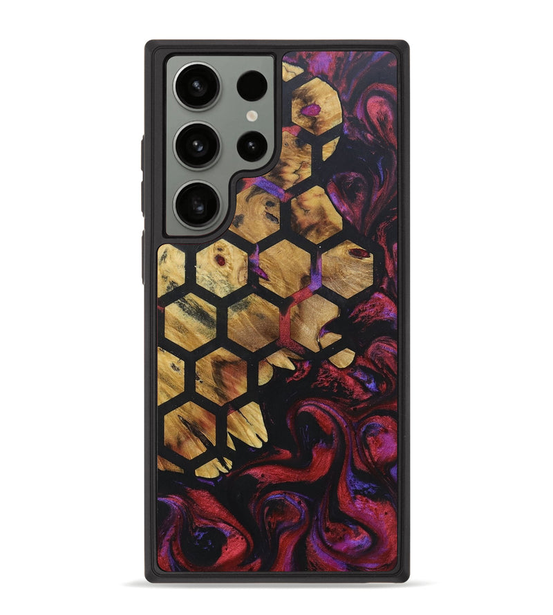 Galaxy S23 Ultra Wood+Resin Phone Case - Kyleigh (Pattern, 692025)