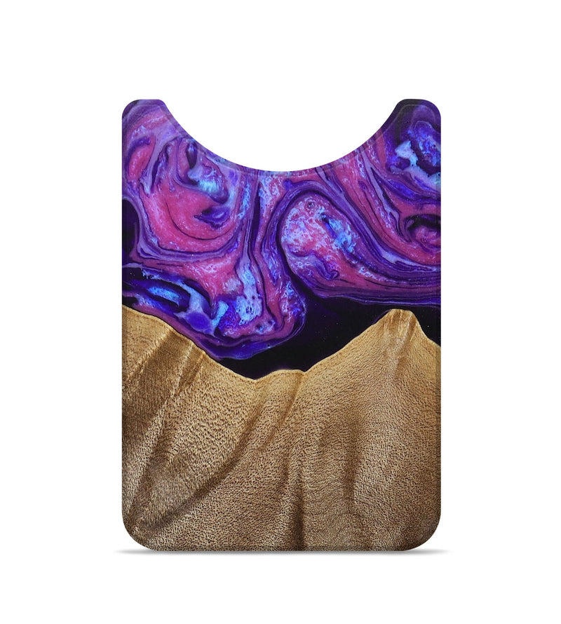 Live Edge Wood+Resin Wallet - Lyric (Purple, 692289)