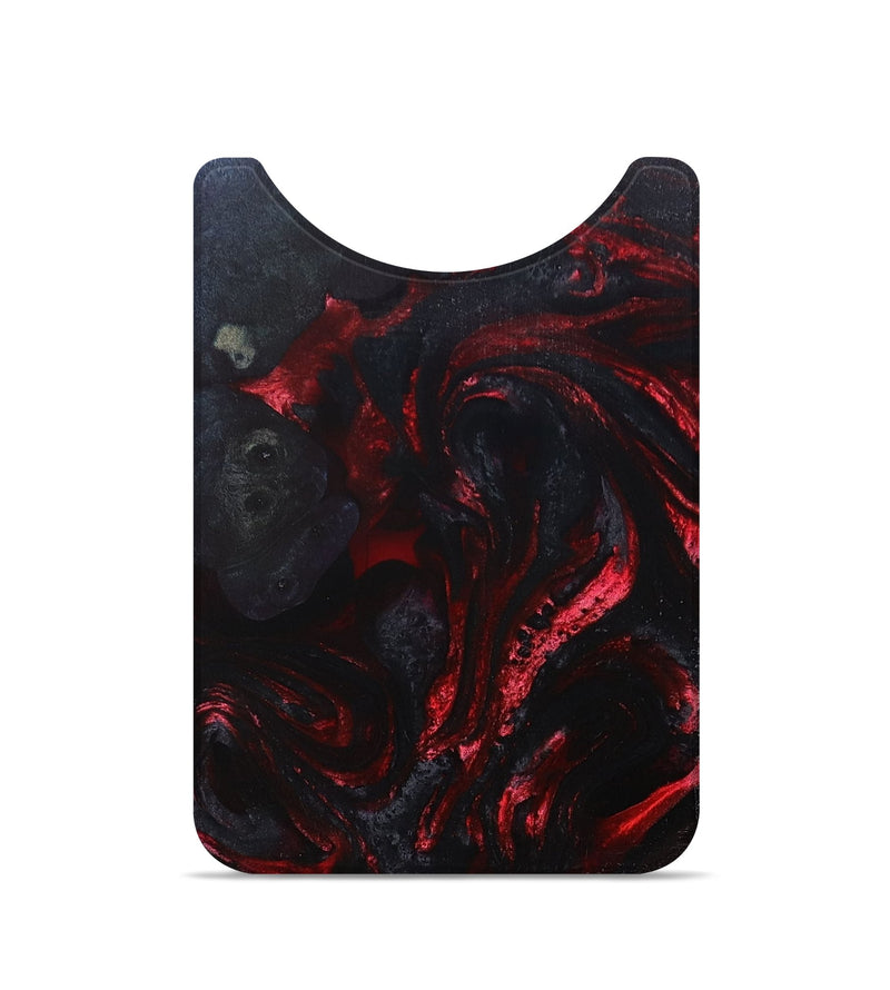 Live Edge Wood+Resin Wallet - Jadyn (Red, 692295)