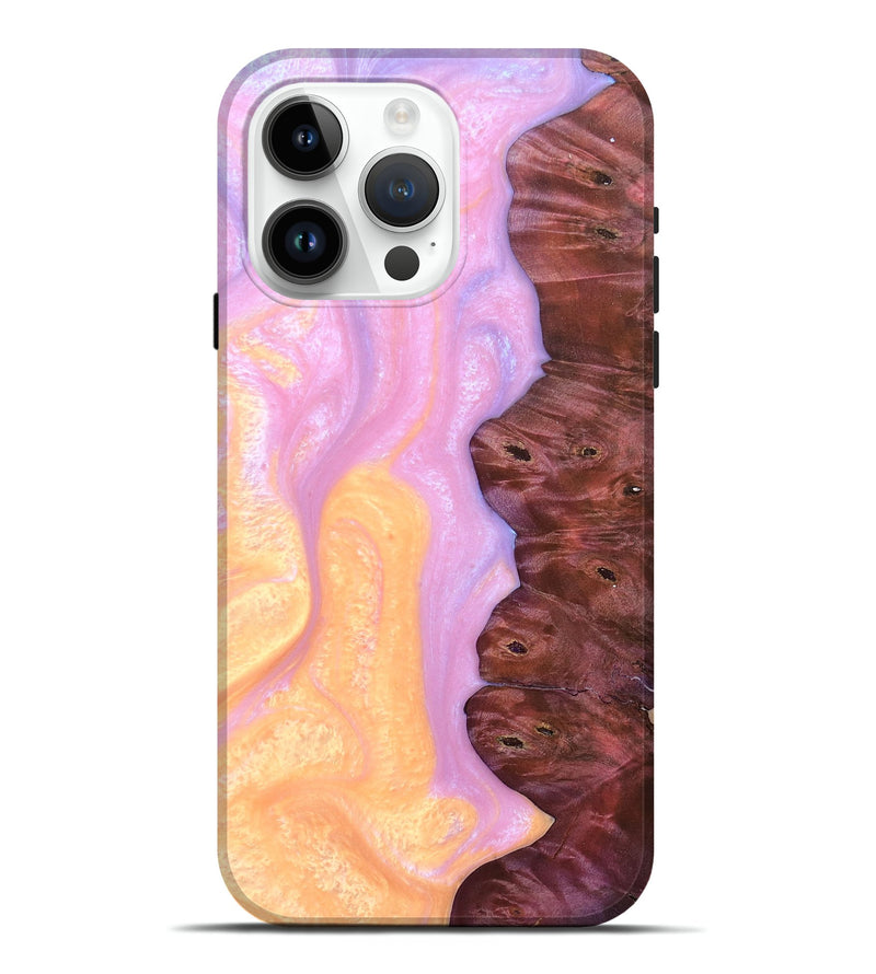 iPhone 15 Pro Max Wood+Resin Live Edge Phone Case - Darlene (The Lab, 692310)