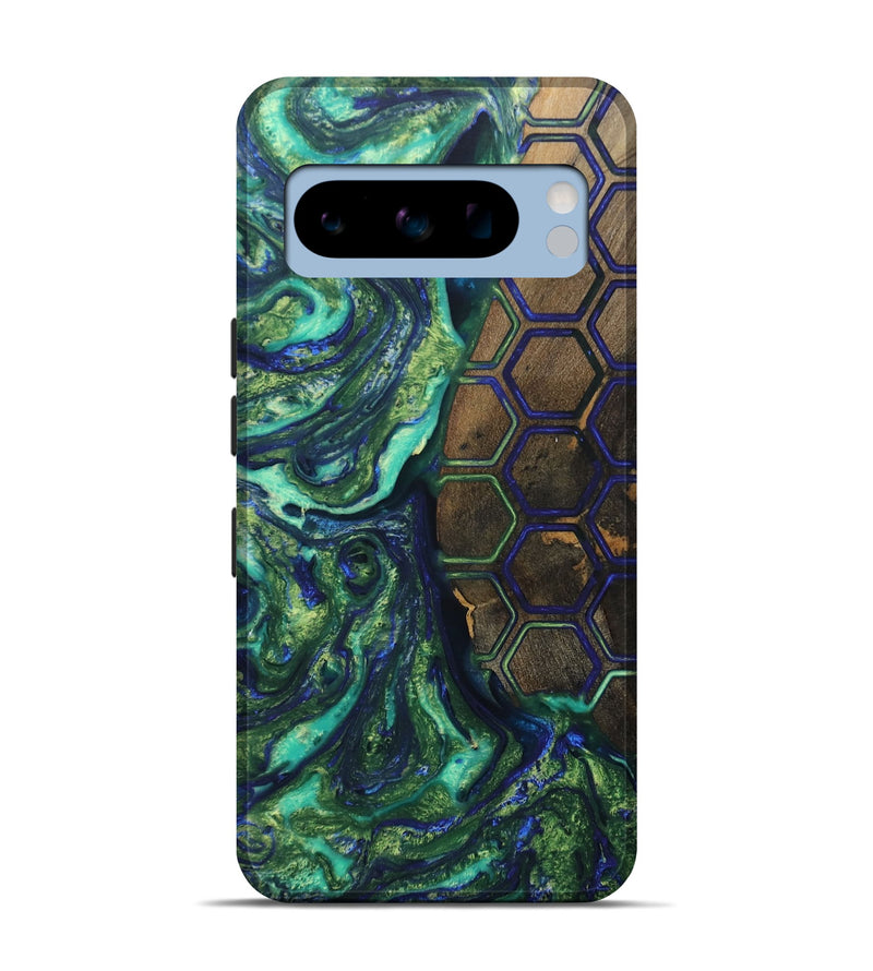 Pixel 8 Pro Wood+Resin Live Edge Phone Case - Leigh (Pattern, 692328)