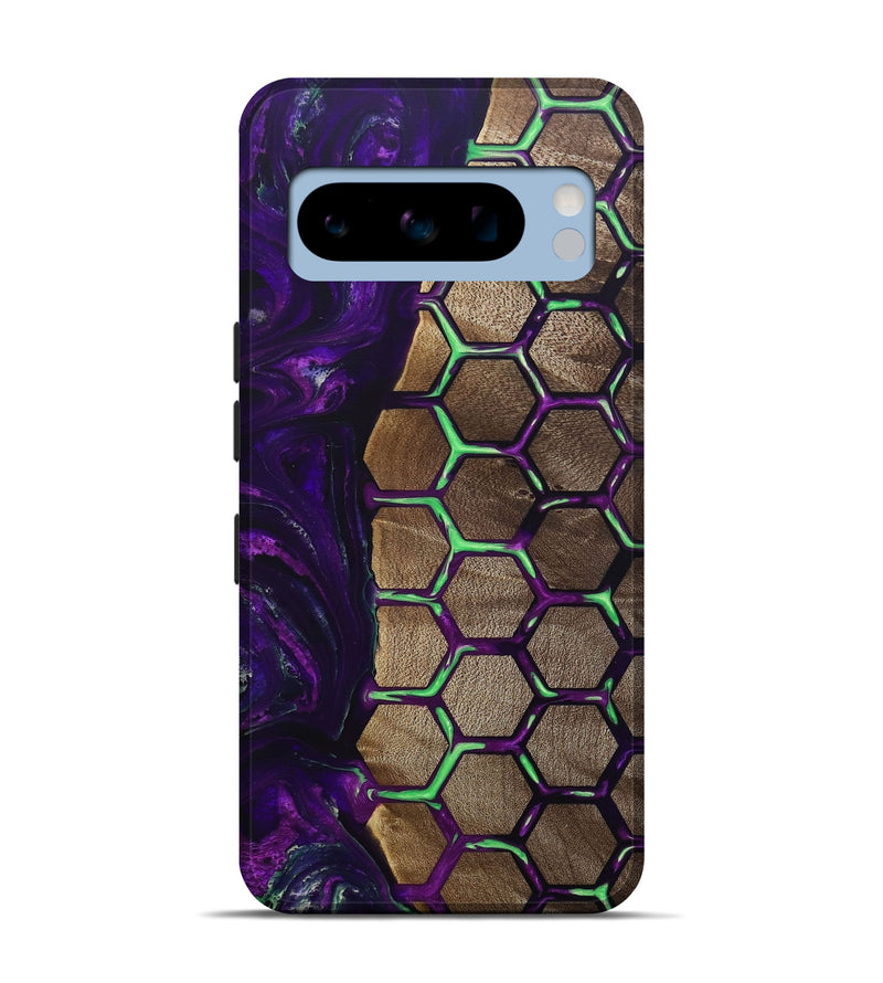 Pixel 8 Pro Wood+Resin Live Edge Phone Case - Antonio (Pattern, 692334)