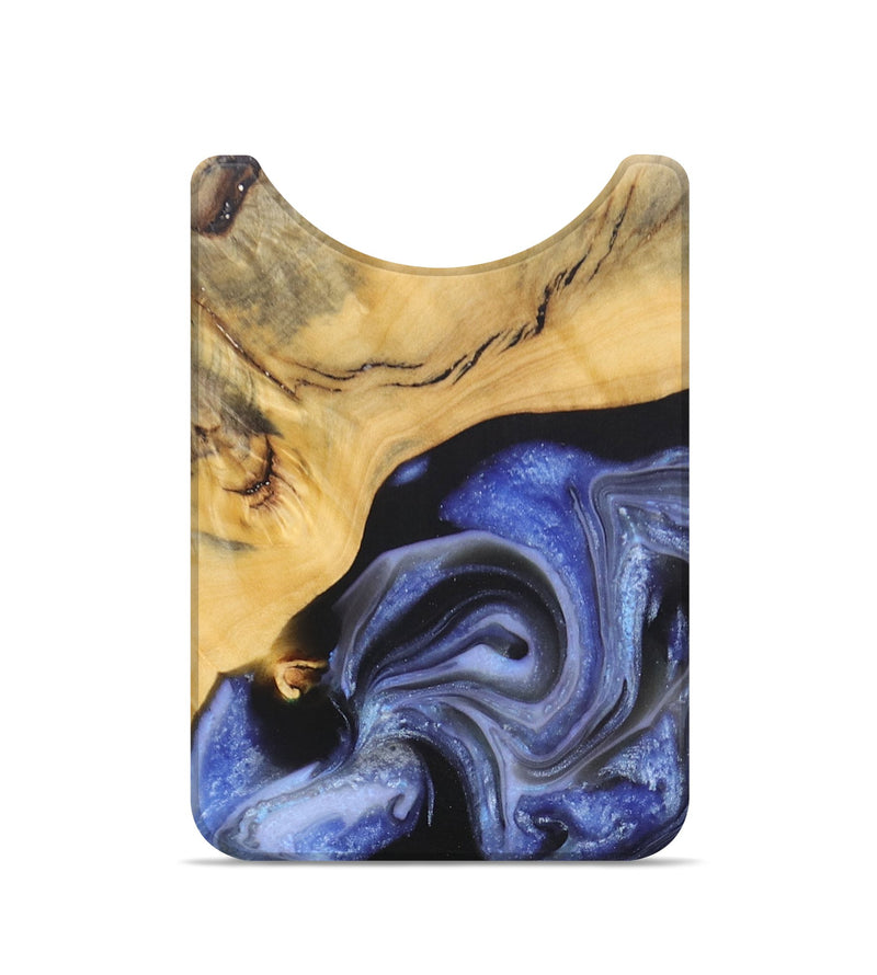 Live Edge Wood+Resin Wallet - Lucy (Purple, 692343)