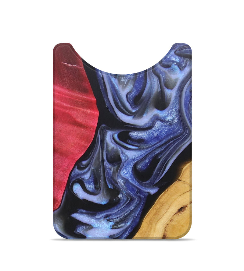 Live Edge Wood+Resin Wallet - Lucille (Purple, 692344)