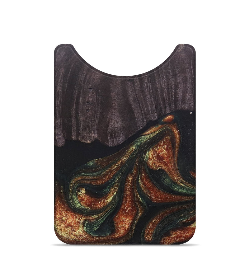 Live Edge Wood+Resin Wallet - Jensen (Green, 692350)