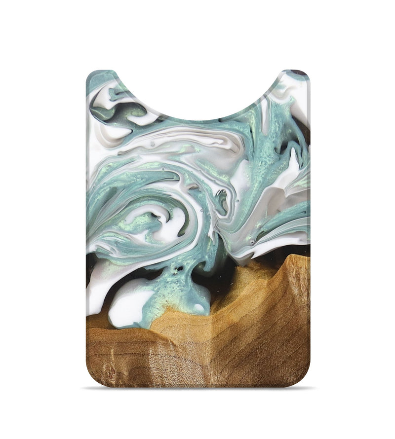 Live Edge Wood+Resin Wallet - Nina (Green, 692688)