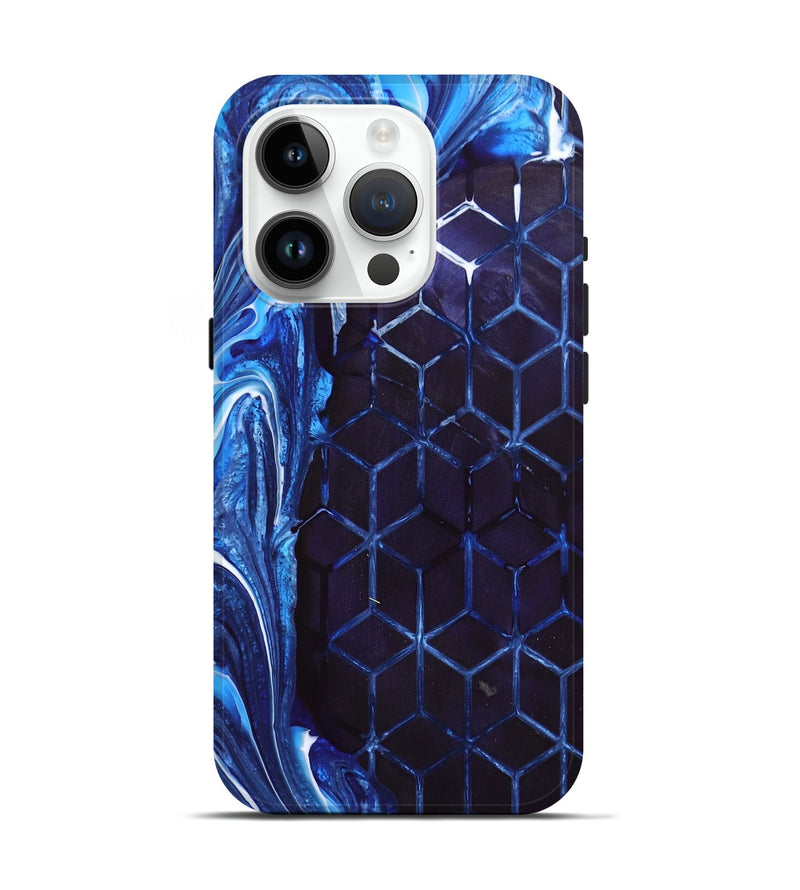 iPhone 15 Pro Wood+Resin Live Edge Phone Case - Annabella (Pattern, 692690)