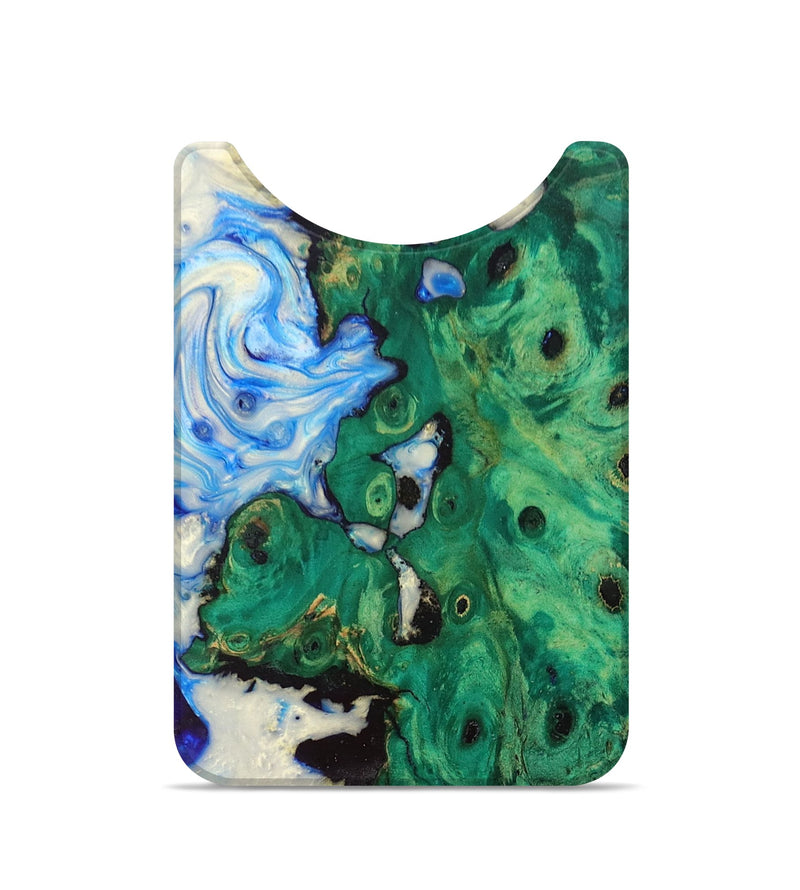 Live Edge Wood+Resin Wallet - Paige (Blue, 692762)