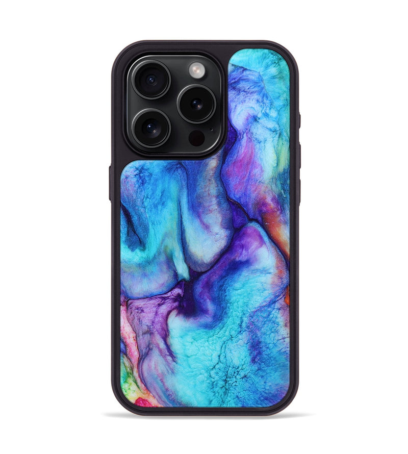 iPhone 15 Pro ResinArt Phone Case - Adelyn (Watercolor, 692856)