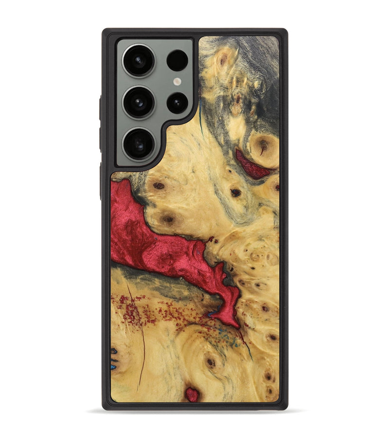 Galaxy S23 Ultra Wood+Resin Phone Case - Nathaniel (Wood Burl, 692869)
