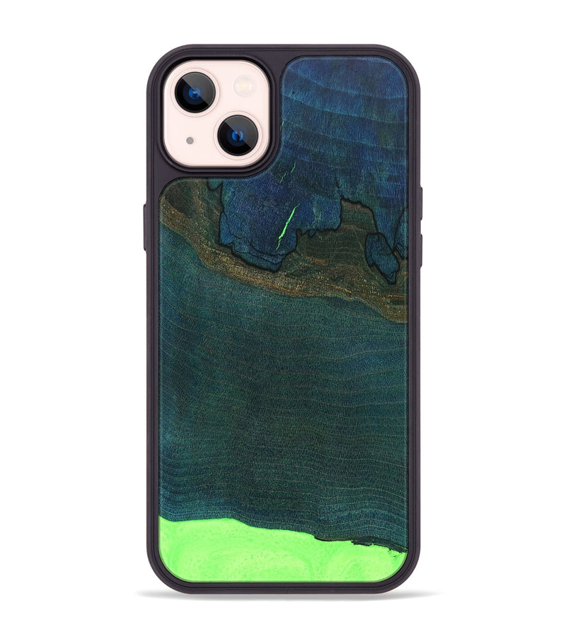 iPhone 14 Plus Wood+Resin Phone Case - Clara (Wood Burl, 692871)