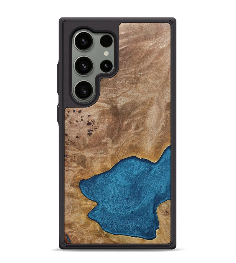 Galaxy S24 Ultra Wood+Resin Phone Case - Emilee (Wood Burl, 692872)