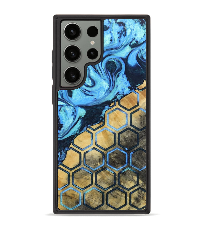 Galaxy S23 Ultra Wood+Resin Phone Case - Fern (Pattern, 692911)