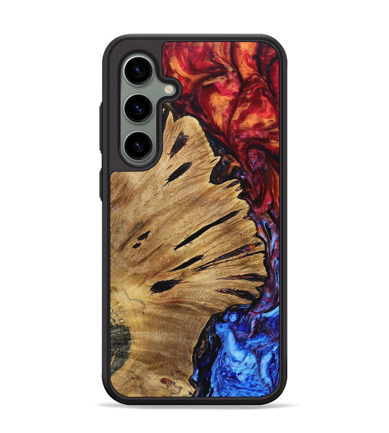 Galaxy S24 Plus Wood+Resin Phone Case - Sarah (Fire & Ice, 693042)