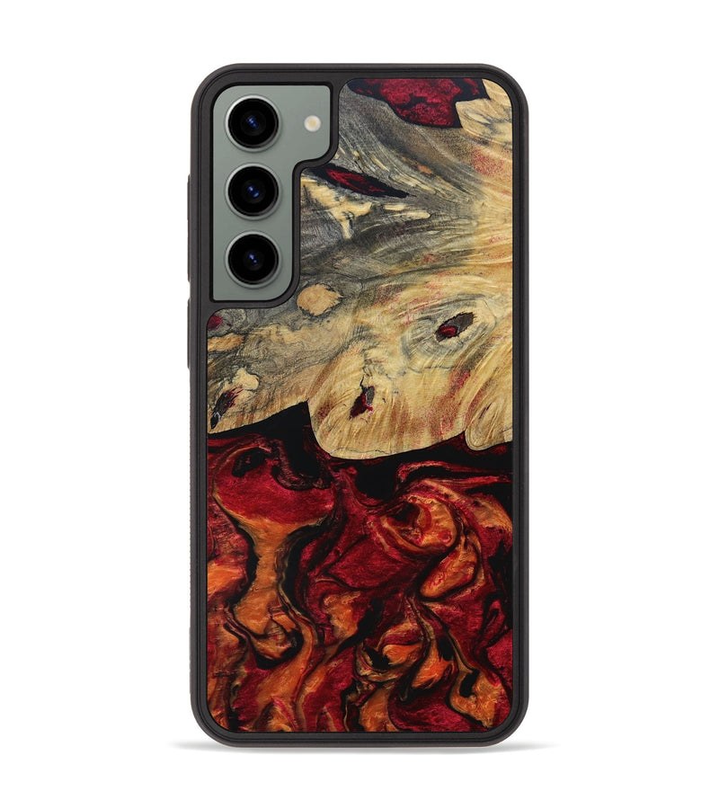 Galaxy S23 Plus Wood+Resin Phone Case - Kathy (Fire & Ice, 693059)