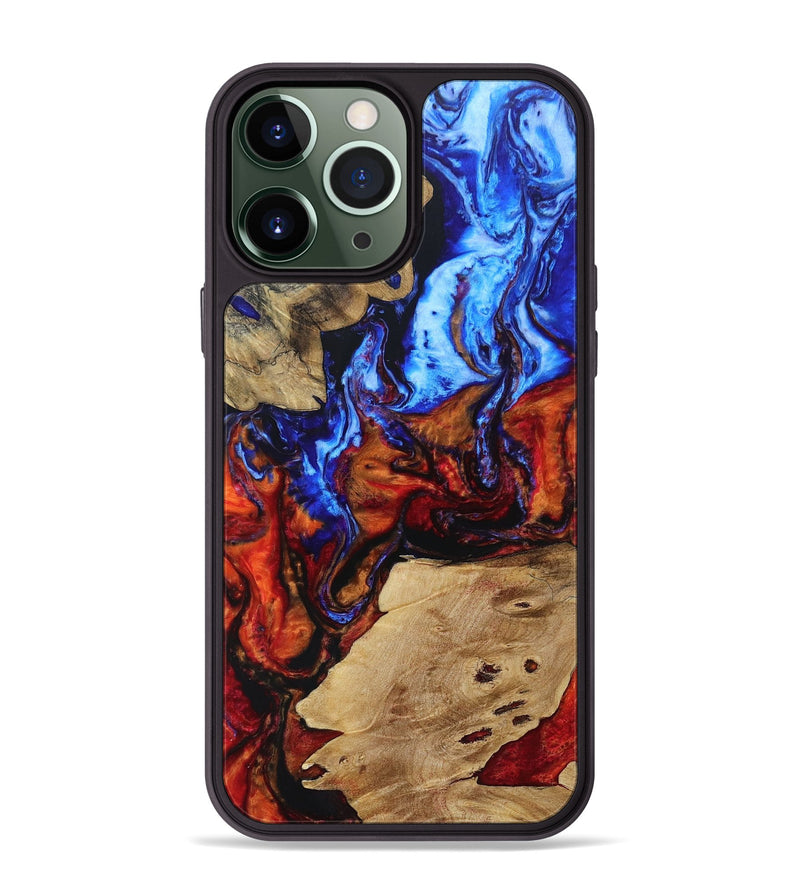 iPhone 13 Pro Max Wood+Resin Phone Case - Perla (Fire & Ice, 693064)