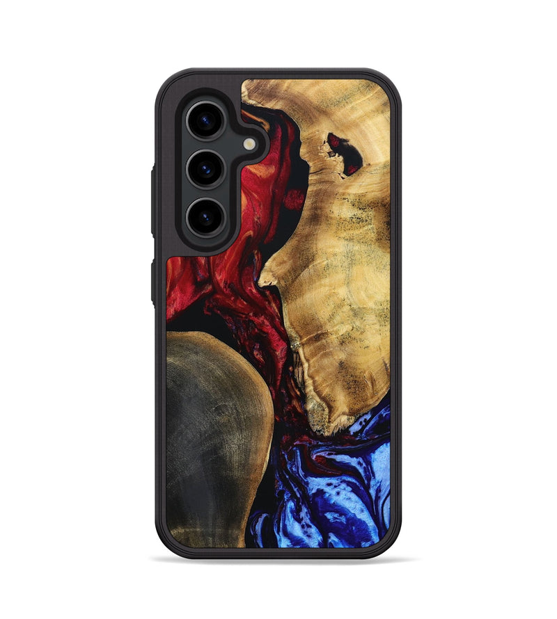 Galaxy S24 Wood+Resin Phone Case - Colin (Fire & Ice, 693082)