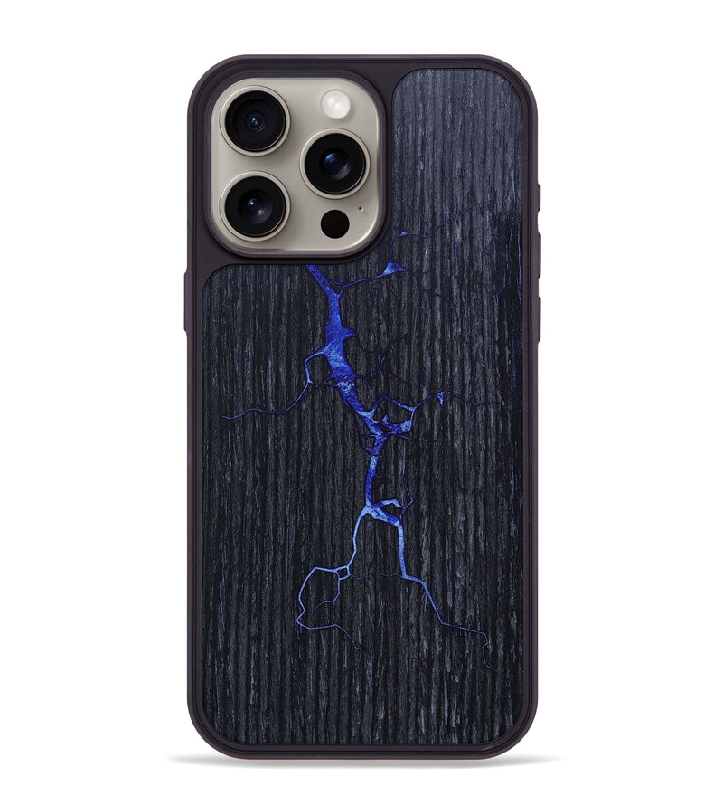 iPhone 15 Pro Max Wood+Resin Phone Case - Hayes (Fire & Ice, 693087)