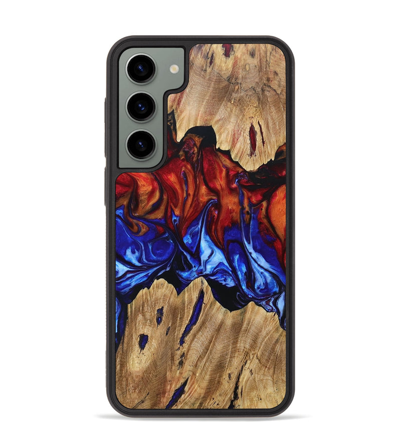 Galaxy S23 Plus Wood+Resin Phone Case - Crew (Fire & Ice, 693097)