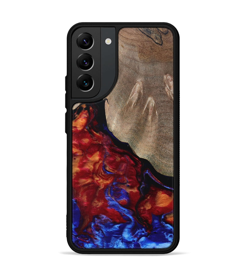 Galaxy S22 Plus Wood+Resin Phone Case - Shaq (Fire & Ice, 693101)