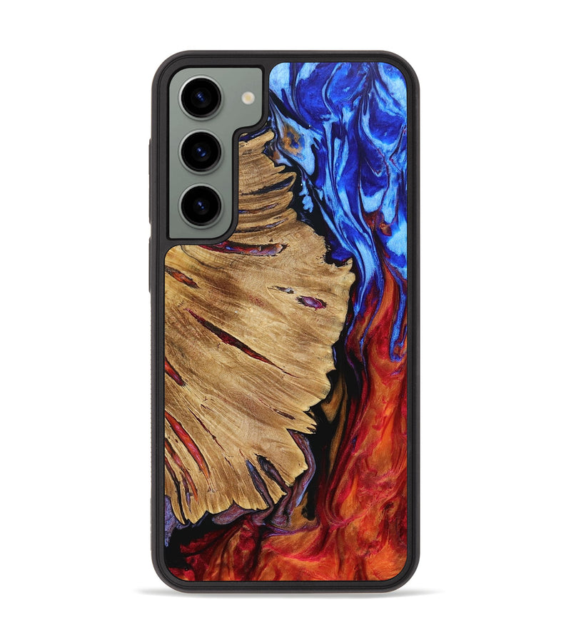 Galaxy S23 Plus Wood+Resin Phone Case - Elyse (Fire & Ice, 693120)