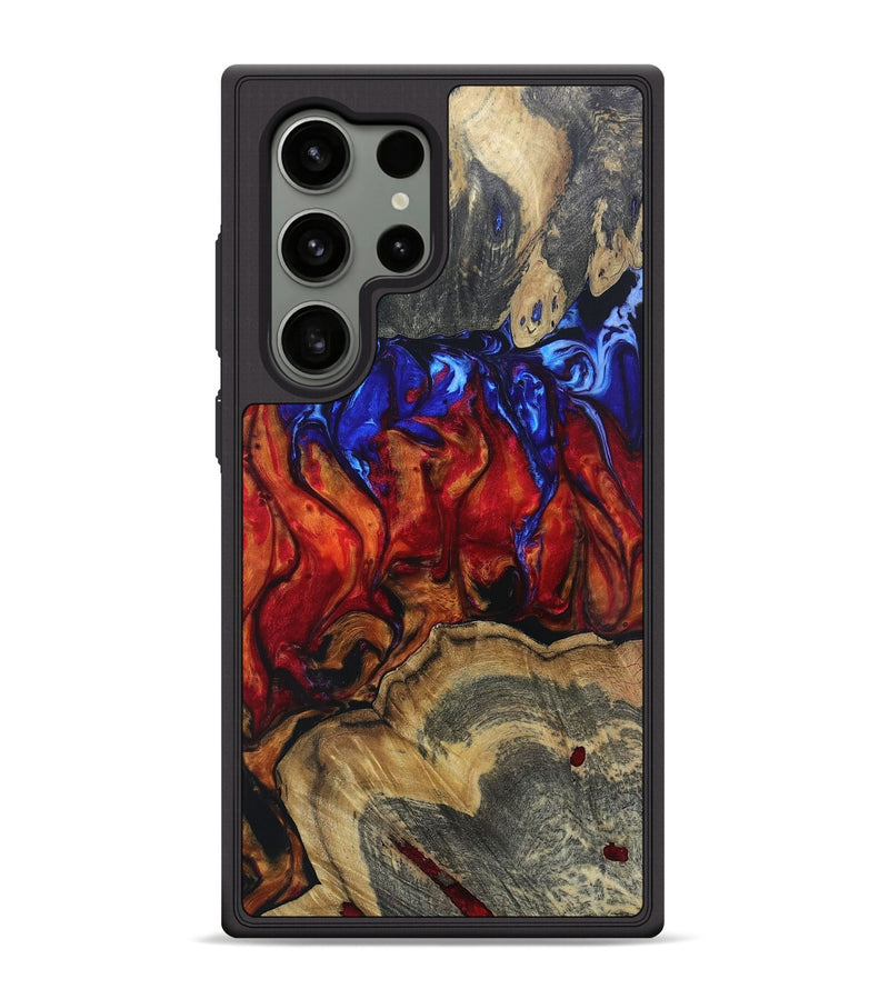 Galaxy S24 Ultra Wood+Resin Phone Case - Keith (Fire & Ice, 693131)