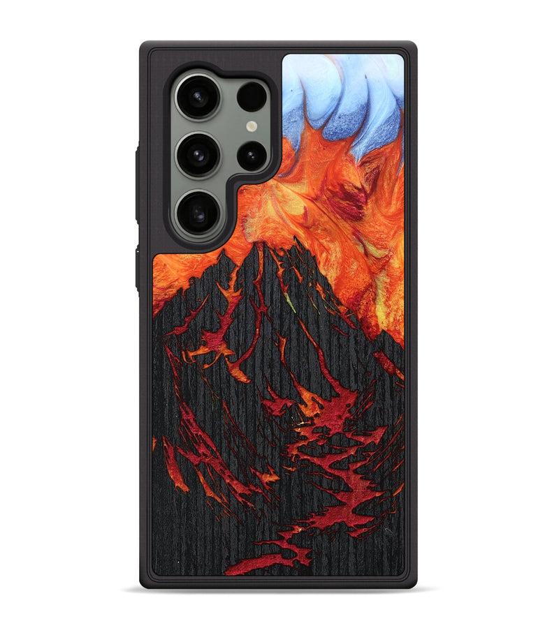 Galaxy S24 Ultra Wood+Resin Phone Case - Gertrude (Fire & Ice, 693154)