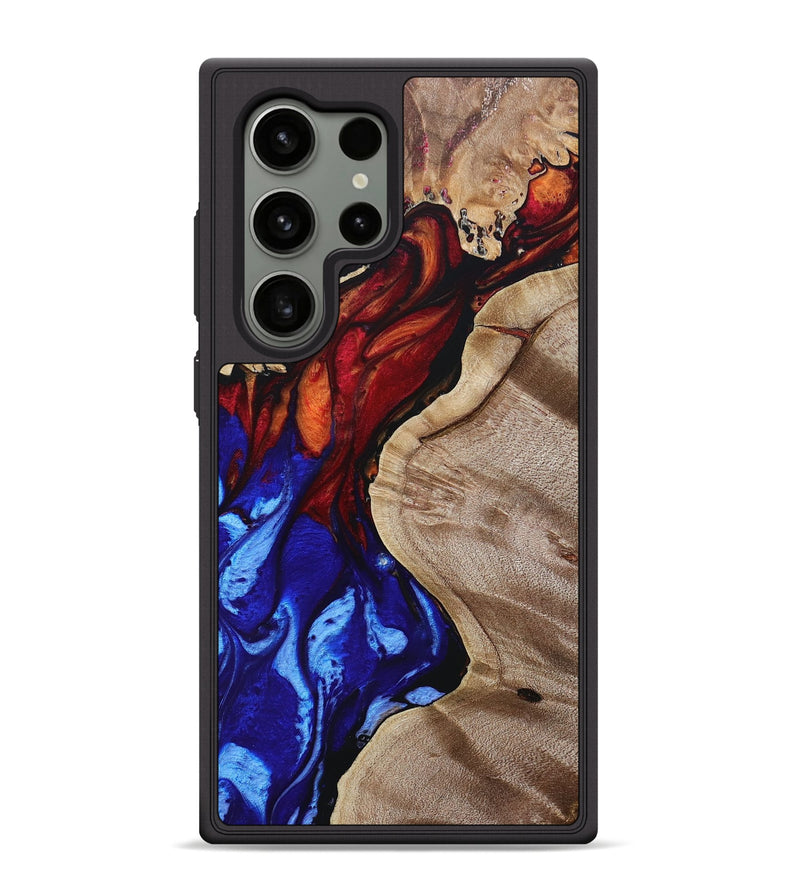 Galaxy S24 Ultra Wood+Resin Phone Case - Jarrod (Fire & Ice, 693157)