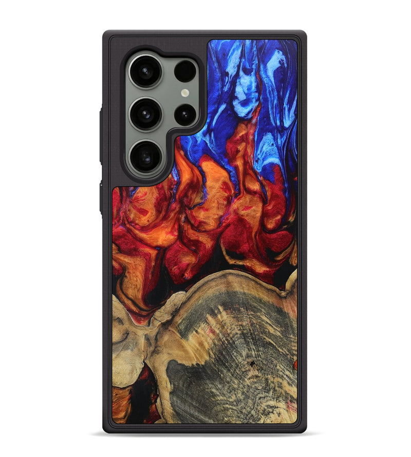 Galaxy S24 Ultra Wood+Resin Phone Case - Josie (Fire & Ice, 693168)
