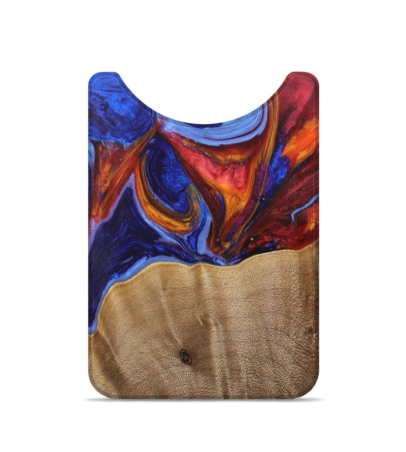 Live Edge Wood+Resin Wallet - Aubree (Fire & Ice, 693292)